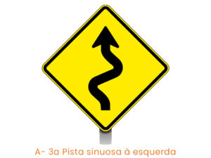 A- 3a Pista sinuosa à esquerda
